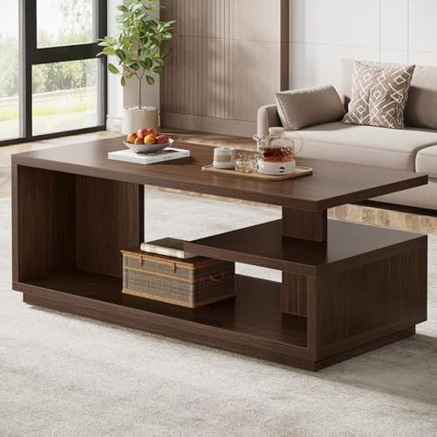 Mid-Century Modern Extra Long Coffee Table - 47.24\