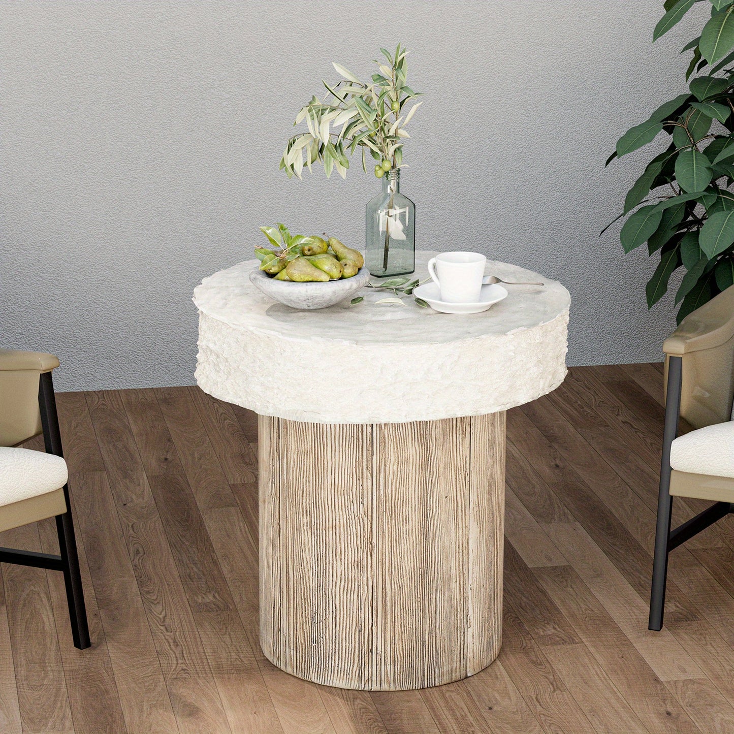 Outdoor Concrete Coffee Table, 20\