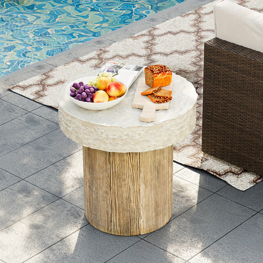 Outdoor Concrete Coffee Table, 20\