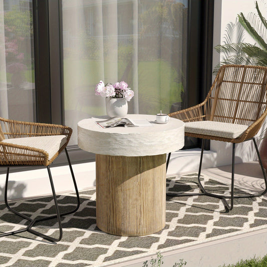 Outdoor Concrete Coffee Table, 20\
