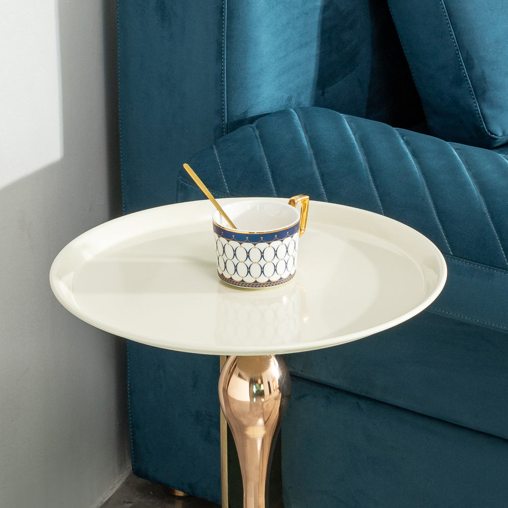 small round side table for small space, Cocktail Table,, Living Room Small Coffee Table, white end table