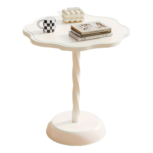 1pc Modern Freestanding Living Room Side Table, Stylish Small Round Coffee Table